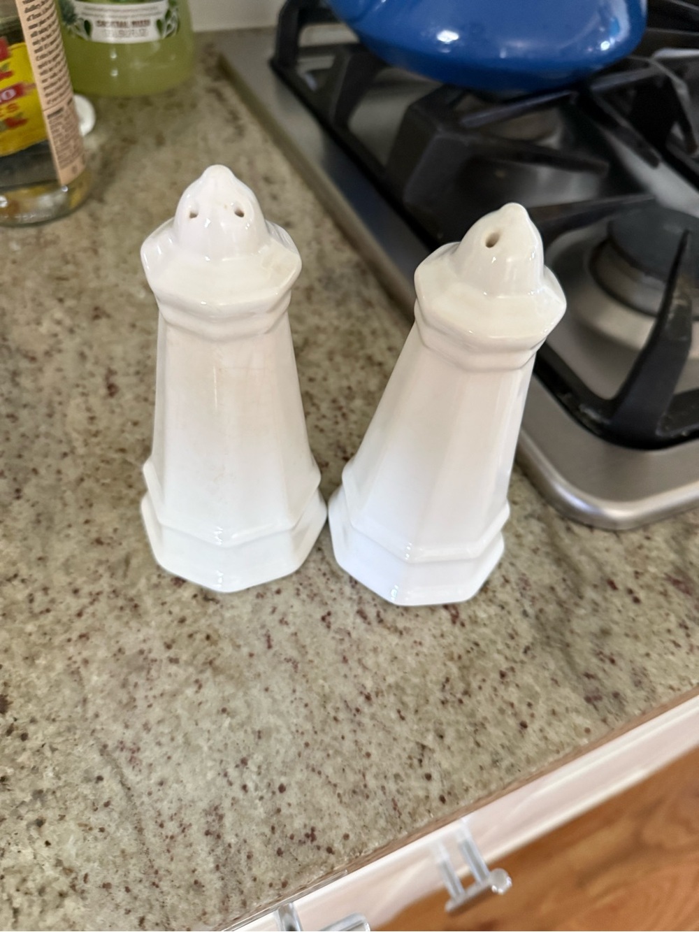 Vintage pfaltzgraffj salt and pepper stoneware heritage shakers